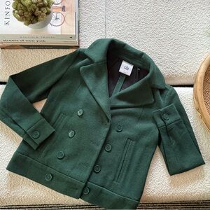 CAbi Forest Green Knit Jacket